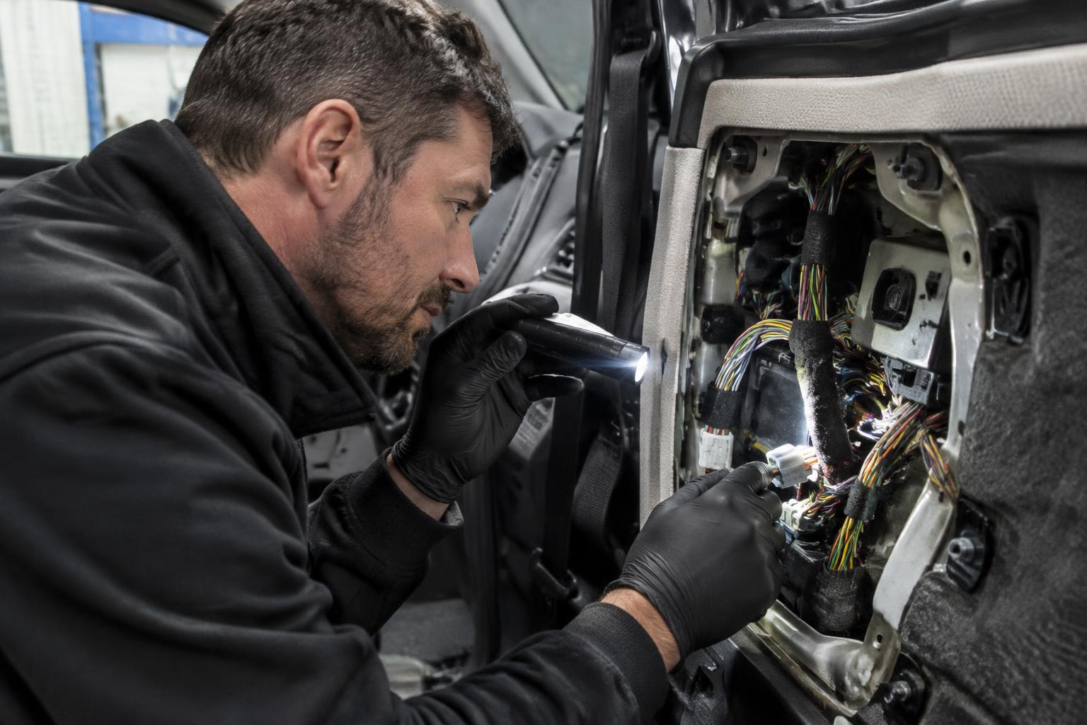 Electrical Fault Diagnosis at Jiomtys Auto Centres, Southampton
